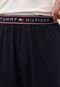 Calça de Pijama Tommy Hilfiger Reta Logo Preta - Marca Tommy Hilfiger
