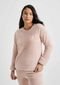 Pijama Longo Feminino Em Fleece - Marca Hering