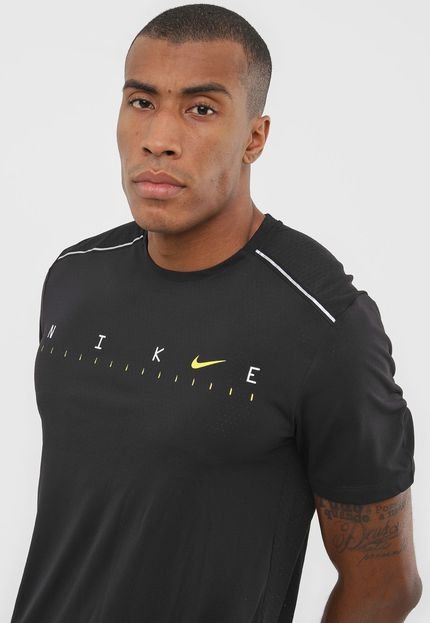 Camiseta Nike Nk Dry Miler Ss T Preta - Marca Nike