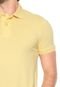 Camisa Polo Malwee Reta Básica Amarela - Marca Malwee