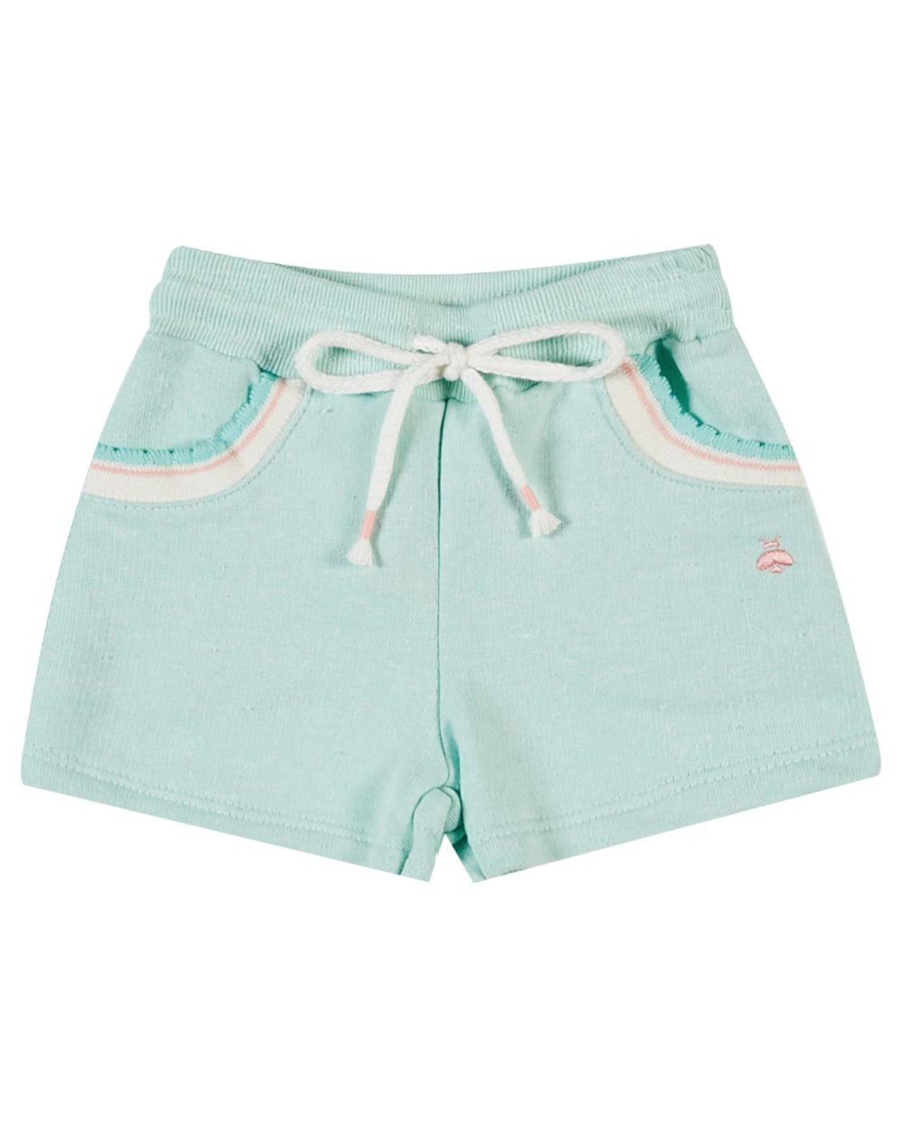 Short em Moletinho Botomix Bebê Feminino Somnii - Marca Somnii