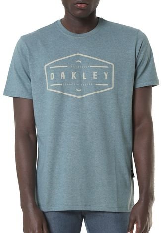 Camiseta Oakley Tapering Lettering Verde