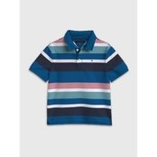 Polo Multi Listrada Infantil Tommy Kids Azul - Marca Tommy Hilfiger