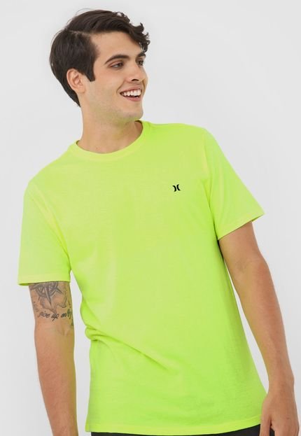 Camiseta Hurley Heat Neon Amarela - Marca Hurley