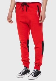 Jogger Converse Court Lifestyle Slim Pant Rojo - Calce Slim Fit