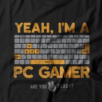 Camiseta Feminina PC Gamer - Preto