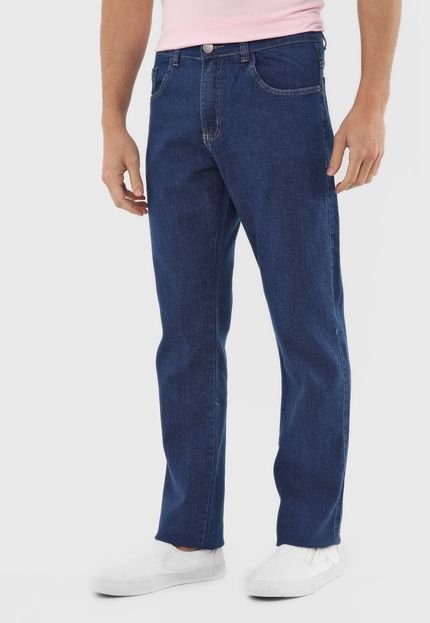 Calça Jeans Polo Wear Reta Pespontos Azul - Marca Polo Wear