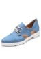 Oxford DAFITI SHOES Tratorado Vazado Azul - Marca DAFITI SHOES