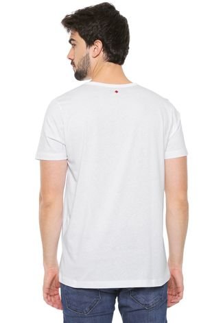 Camiseta Forum Bordado Branca
