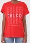 Camiseta Colcci Logo Vermelha - Marca Colcci