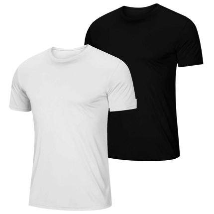 Kit 2 Camiseta Masculina Esportiva Dry Camisa Gola Redonda Lisa - Marca Opice