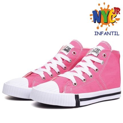 Tenis Infantil Star Nyc Shoes Menina Casual - Marca NYC NEW YORK CITY SHOES