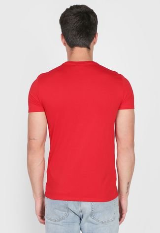 Camiseta Lacoste Logo Vermelha