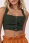 Blusa de sarja corset verde labrava - Marca Labrava