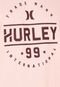 Camiseta Hurley Nine Nine Pe Rosa - Marca Hurley