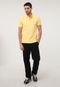 Camisa Polo Tommy Hilfiger Slim Logo Bordado Amarela - Marca Tommy Hilfiger