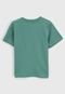 Camiseta Carinhoso Infantil Bolso Verde/Preto - Marca Carinhoso