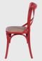 Cadeira Cross Madeira Vermelho OR Design - Marca Ór Design