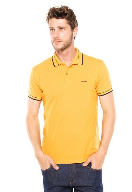 Camisa Polo Sommer Bordado Amarela - Marca Sommer