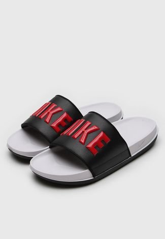 Chinelo Slide Nike Sportswear Offcourt Slide Preto/Vermelho