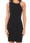 Vestido Colcci Curto Canelado Preto - Marca Colcci