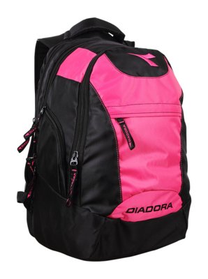 Mochila Diadora Trainer - Preto/Rosa