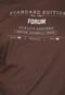 Camiseta Forum Lettering Marrom - Marca Forum