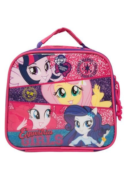 Lancheira DMW Infantil My Little Pony Rosa. - Marca DMW