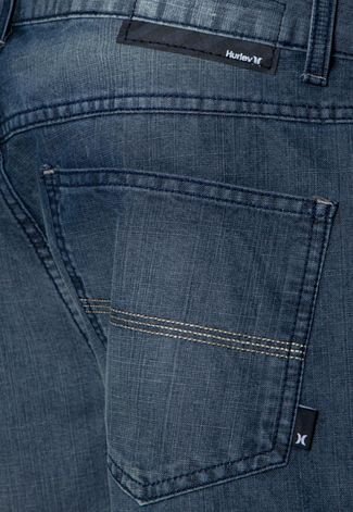 Bermuda Jeans Hurley 99 Relaxed Azul