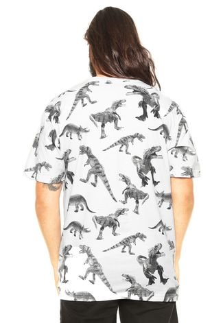 Camiseta Blunt Freak Dinosaur Branca