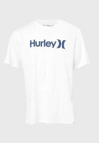 Camiseta Hurley Plus Size Oversize Branca
