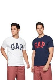 Camiseta Duo Azul-Blanco-Rojo GAP