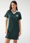 Vestido adidas Originals Curto 3 Stripes Pinstripe Verde - Marca adidas Originals