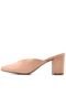 Mule Scarpin Vizzano Liso Nude - Marca Vizzano