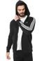 Moletom Flanelado Aberto adidas Originals ADICOLOR 3Stripes Fz Preto - Marca adidas Originals