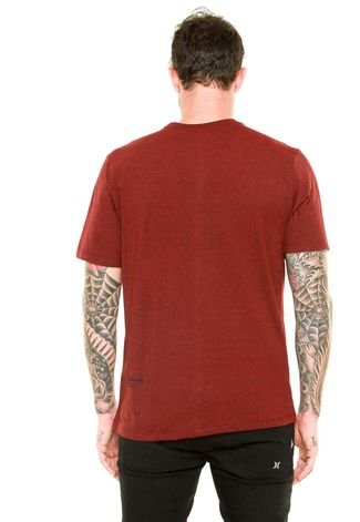 Camiseta Hurley Horizontal Vermelha