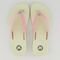 Chinelo Kenner Kyra Slim Feminino Branco e Rosa - Marca 745