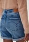 Bermuda Jeans Boyfriend com Elasticidade - Marca Lez a Lez