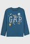 Camiseta Infantil GAP Planetas Azul - Marca GAP