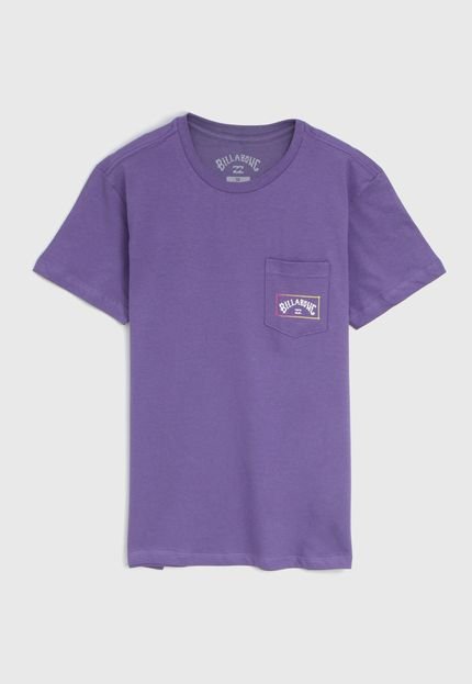 Camiseta Billabong Infantil Arch Lilás - Marca Billabong