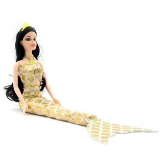 Kit C/ 2 Bonecas Dream Doll  Sereia - Colorida (2906D)   Dourada(2906C)