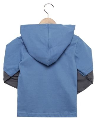 Camiseta Duzizo Manga Longa Baby Menino Azul