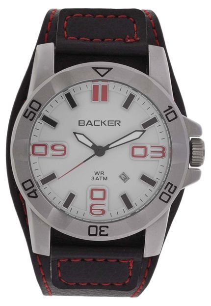 Relógio Backer 3211222M Prata - Marca Backer