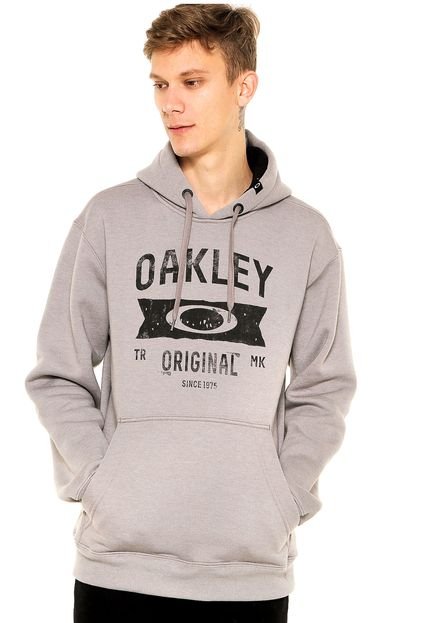 Moletom Fechado Oakley Varsity Pullover Cinza - Marca Oakley