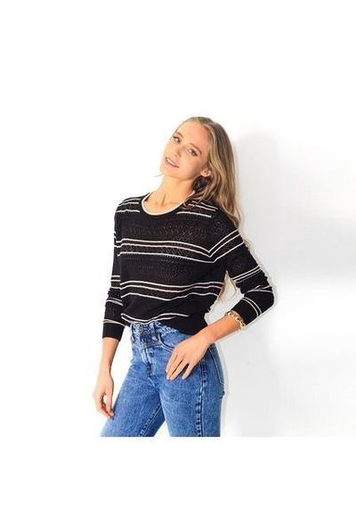 SUETER PARA MUJER EN JERSEY Color NEGRO TALLA XS Compra Ahora