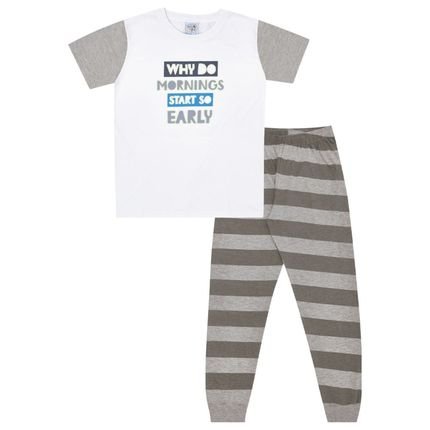 Pijama  -  Branco  - 200473-3 - Marca Pulla Bulla