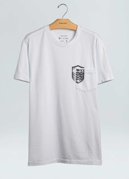 Camiseta Bolso Brasao Mc Osklen - Branco - Marca Osklen