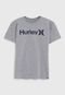 Camiseta Hurley Infantil O&O Solid Cinza - Marca Hurley