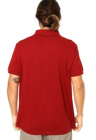 Camisa Polo Manga Curta Richards Vermelha