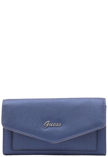 Carteira Guess Texturizada Azul - Marca Guess